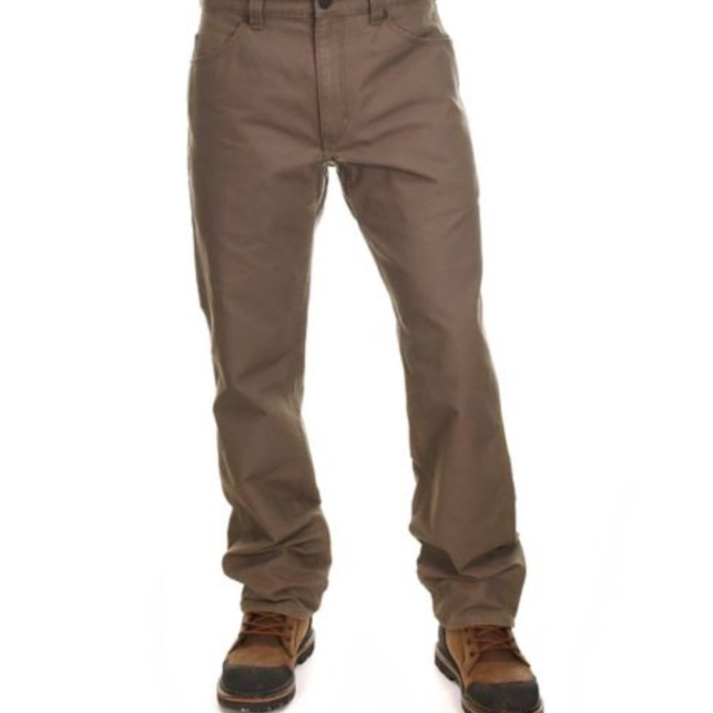 NWT - Ridgecut Men's Relaxed Fit Mid-Rise Canvas Utility Pants 30x32